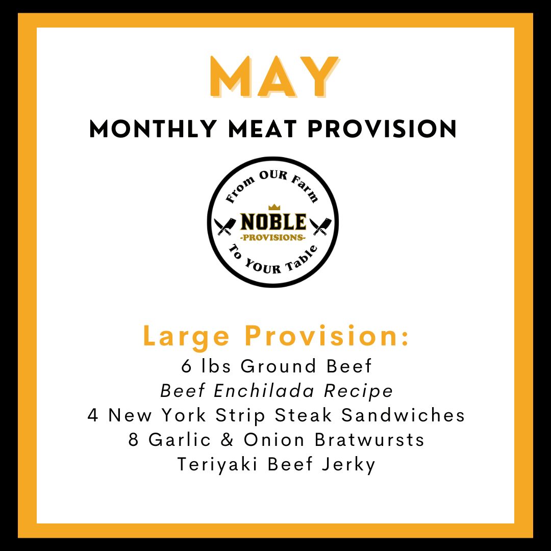 May Large Monthly Meat Provision (MMP)