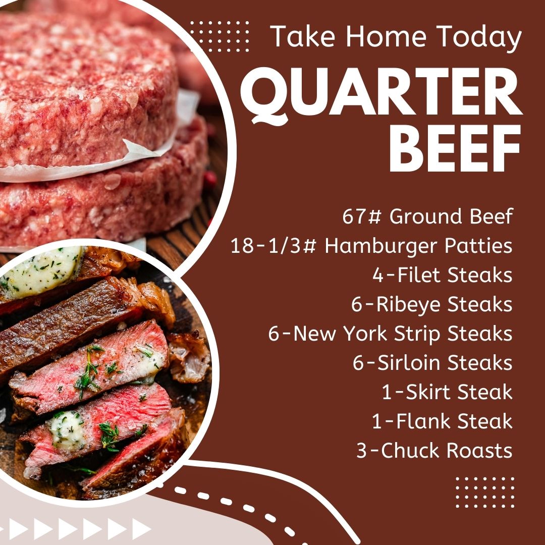 Take Home Today Quarter Beef