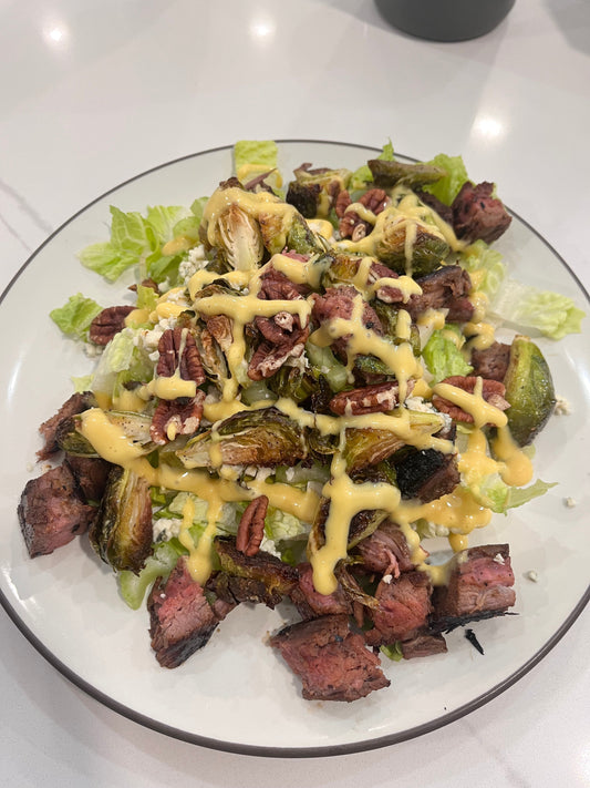 Flank Steak & Brussels Sprout Salad
