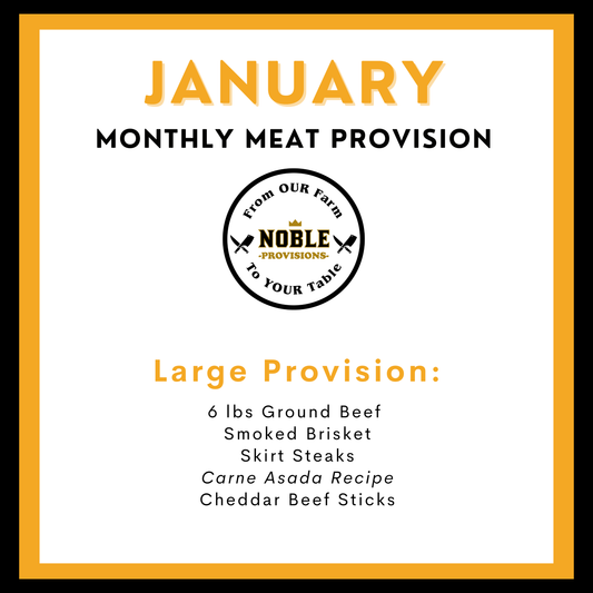 January Large Monthly Meat Provision (MMP)