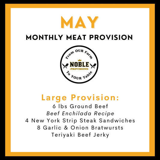 May Large Monthly Meat Provision (MMP)