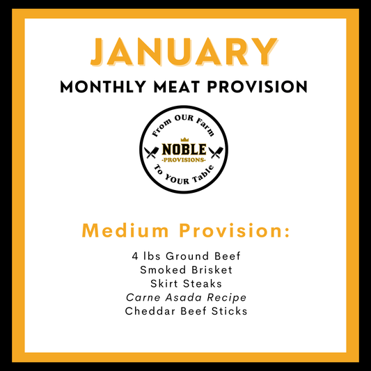 January Medium Monthly Meat Provision (MMP)
