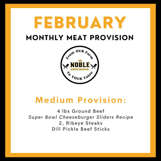 February Medium Monthly Meat Provision (MMP)