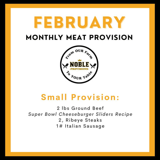 February Small Monthly Meat Provision (MMP)